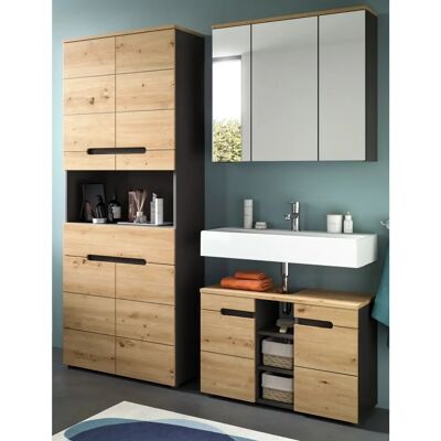 Inn.Furn Cooper - 171 cm - Eiche und grau - Badmöbelset Inn.Furn Cooper - 171 cm - Eiche und grau - Badmöbelset