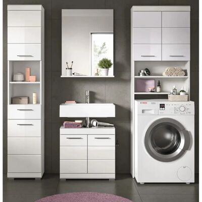 Inn.Furn - Shawn - Weiß Hochglanz - Badezimmermöbelset Inn.Furn - Shawn - Weiß Hochglanz - Badezimmermöbelset