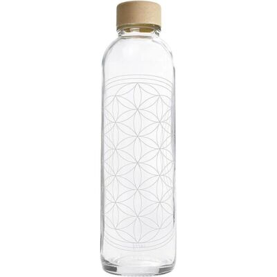 Carry 0,7l Glasflasche - Harmonie Blume des Lebens Carry 0,7l Glasflasche - Harmonie Blume des Lebens