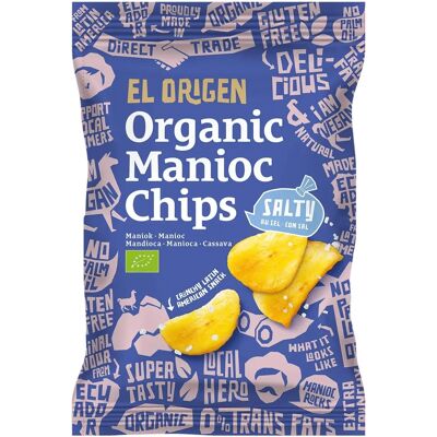 EL ORIGEN Bio Salz Maniok Chips - Glutenfrei EL ORIGEN Bio Salz Maniok Chips - Glutenfrei