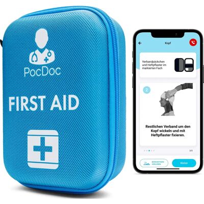 Pocdoc Outdoor Trousse de Premiers Secours - Trousse de Premiers Secours - Publicité Pocdoc Outdoor Trousse de Premiers Secours - Trousse de Premiers Secours - Publicité