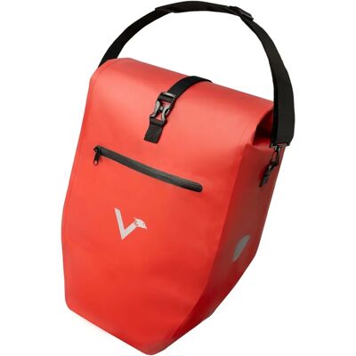 Valkental ValkBasic Sacoche Arrière Étanche - 28L Rouge - Publicité Valkental ValkBasic Sacoche Arrière Étanche - 28L Rouge - Publicité