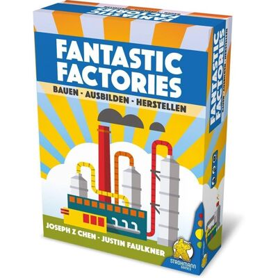 Strohmann Games STR21001 - Fantastic Factories - Brettspiel - 1-5 Spieler - Ab 12 Jahren Strohmann Games STR21001 - Fantastic Factories - Brettspiel - 1-5 Spieler - Ab 12 Jahren