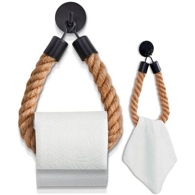 HENNEZ 15917 Wandgemonteerde Metaal Handdoekhouder - Badkameraccessoire HENNEZ 15917 Wandgemonteerde Metaal Handdoekhouder - Badkameraccessoire