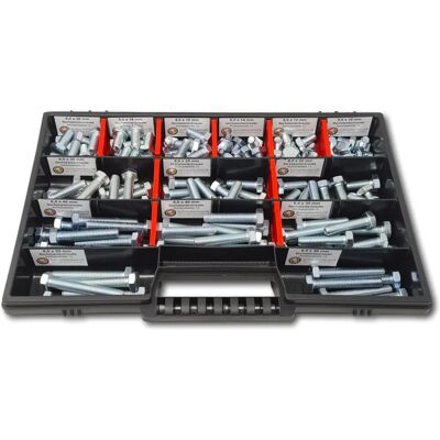 Schraubenbox24 Sechskantschrauben M8 - 130 Stück Schraubenbox24 Sechskantschrauben M8 - 130 Stück