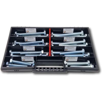 Schraubenbox24 M10 Sechskantschrauben Sortiment - 60-100mm Schraubenbox24 M10 Sechskantschrauben Sortiment - 60-100mm