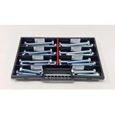 Schraubenbox24 M10 Sechskantschrauben Sortiment - 60-100mm Schraubenbox24 M10 Sechskantschrauben Sortiment - 60-100mm