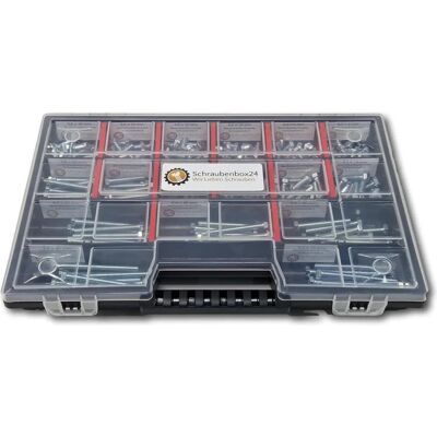 Schraubenbox24 Sechskantbolts Sortiment M5 - 300 stk Schraubenbox24 Sechskantbolts Sortiment M5 - 300 stk