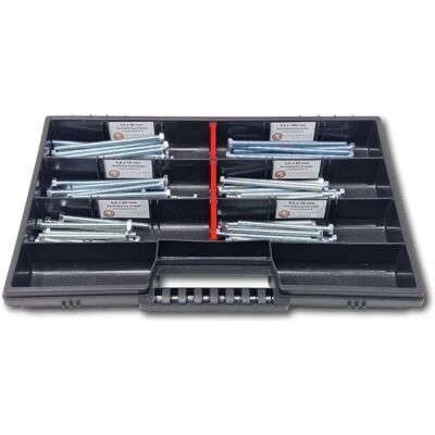 Schraubenbox24 M5 Sechskantschrauben Sortiment - DIN 933/ISO4017 Schraubenbox24 M5 Sechskantschrauben Sortiment - DIN 933/ISO4017