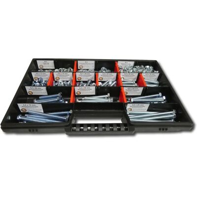 Schraubenbox24 M6 Sechskant Kopf Schrauben Set - 480 Stück Schraubenbox24 M6 Sechskant Kopf Schrauben Set - 480 Stück