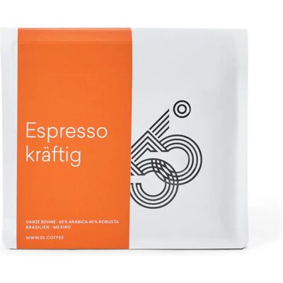 55 Degrees - Espresso Kräftig - 250 g Ganze Bohne 55 Degrees - Espresso Kräftig - 250 g Ganze Bohne