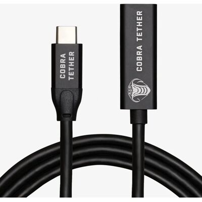 Cobra Tether USB-C Verlängerungskabel - 5m - Schwarz - USB Kabel Cobra Tether USB-C Verlängerungskabel - 5m - Schwarz - USB Kabel