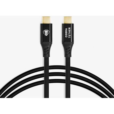 Cobra Tether Câble USB-C 10m - Noir - USB 3.2 Gen 2 Cobra Tether Câble USB-C 10m - Noir - USB 3.2 Gen 2