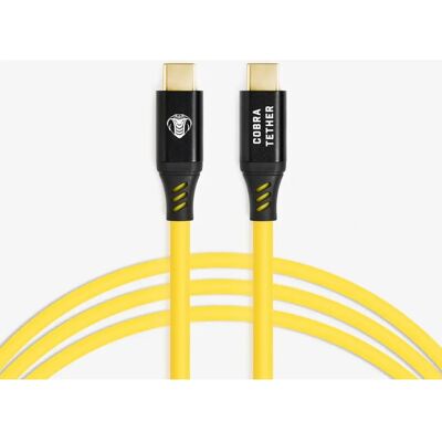 Cobra Tether USB-C Kabel 10m - Gelb - USB 3.2 - Video Kabel Cobra Tether USB-C Kabel 10m - Gelb - USB 3.2 - Video Kabel
