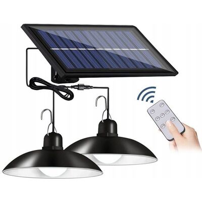 ZESTAW - ŻYRANDOL SOLAR LED - Set 2 szt. - Pilot - Żyrandol wiszący LED ZESTAW - ŻYRANDOL SOLAR LED - Set 2 szt. - Pilot - Żyrandol wiszący LED
