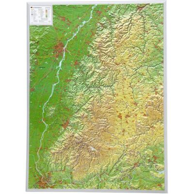 georelief Schwarzwald Reliefkarte - Relief Map georelief Schwarzwald Reliefkarte - Relief Map