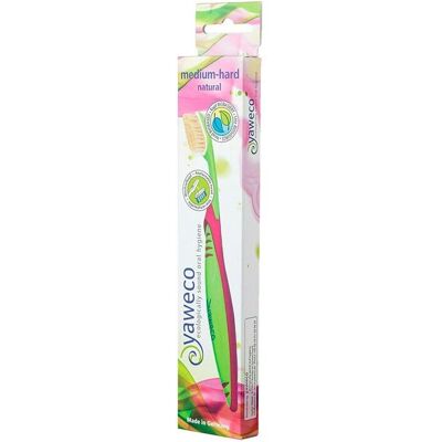 Yaweco Medium Hard Natural Toothbrush - Toothbrush Yaweco Medium Hard Natural Toothbrush - Toothbrush
