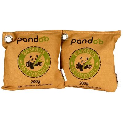 Pandoo Luftfräschare - Aktivkull - 2x200g Pandoo Luftfräschare - Aktivkull - 2x200g