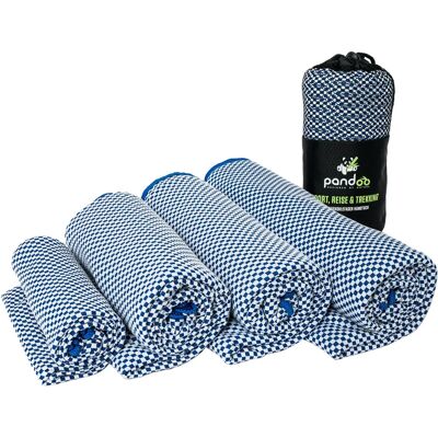 Pandoo Blaues Reisehandtuch - Badetuch Pandoo Blaues Reisehandtuch - Badetuch