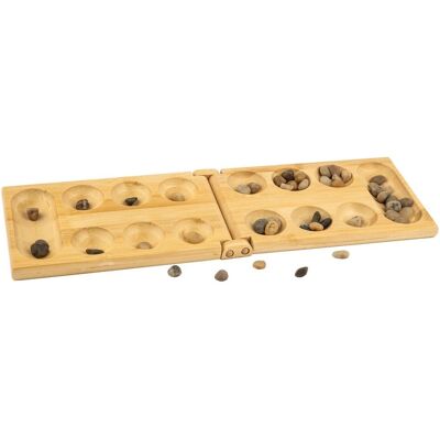 PANDOO Bambus Mancala Bräda - Miljövänlig & Traditionell PANDOO Bambus Mancala Bräda - Miljövänlig & Traditionell