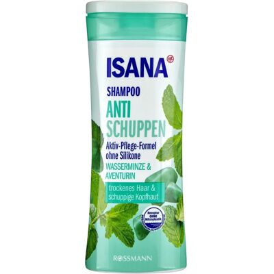 ROSSMANN ISANA - Anti-Schuppen Shampoo - Minztee - 300 ml - Shampoo ROSSMANN ISANA - Anti-Schuppen Shampoo - Minztee - 300 ml - Shampoo