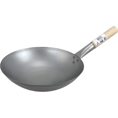 Jade Temple Wok Ø30 cm Koolstofstaal - Wok voor roerbakken Jade Temple Wok Ø30 cm Koolstofstaal - Wok voor roerbakken