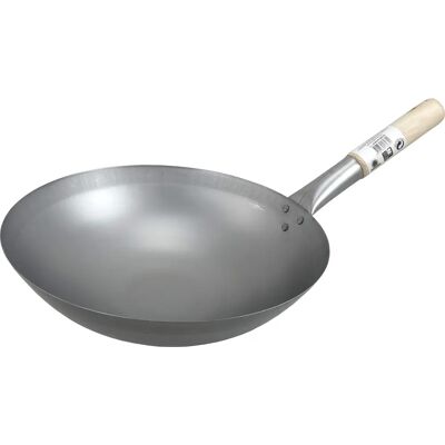 Wok Jade Temple - Stal węglowa, Ø33cm, Drewniana rączka Wok Jade Temple - Stal węglowa, Ø33cm, Drewniana rączka