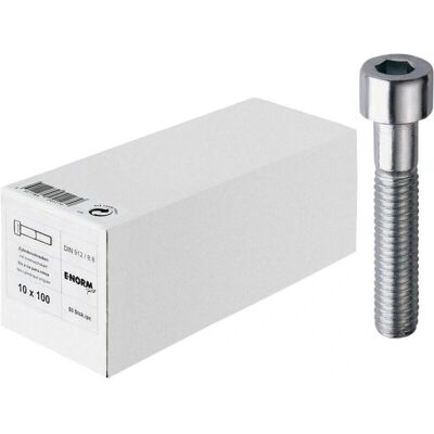 E-Normpro Tornillo de acero M5 x 80 con cabeza hexagonal - Tornillo de máquina E-Normpro Tornillo de acero M5 x 80 con cabeza hexagonal - Tornillo de máquina