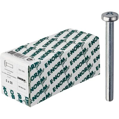 Vite Phillips Zincata M4 x 20 mm - DIN 7985 - Confezione da 100 Vite Phillips Zincata M4 x 20 mm - DIN 7985 - Confezione da 100