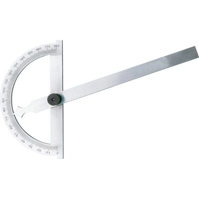 Format Winkelmesser - 0-180°, mit Feststellschraube Format Winkelmesser - 0-180°, mit Feststellschraube