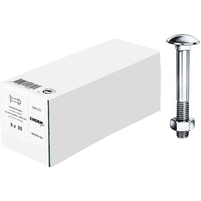 Viti zincate DIN 603 E-normpro - M12 x 150 - Confezione da 20 Viti zincate DIN 603 E-normpro - M12 x 150 - Confezione da 20