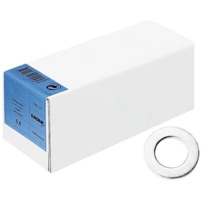E-NORMPRO U-Scheiben 6,4-12mm - Verzinkt - Scheibe E-NORMPRO U-Scheiben 6,4-12mm - Verzinkt - Scheibe