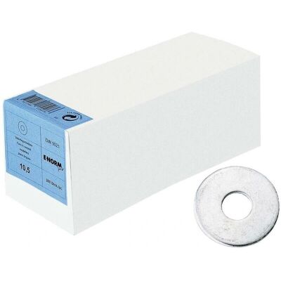 E-normpro Verzinkte Stahl U-Unterlegscheiben 4,3-12mm Packung 2000 E-normpro Verzinkte Stahl U-Unterlegscheiben 4,3-12mm Packung 2000