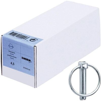 E-NORMpro Fermagli in acciaio zincato 8x42 mm - Fissaggi E-NORMpro Fermagli in acciaio zincato 8x42 mm - Fissaggi