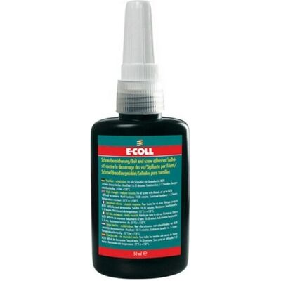 E-COLL - Fijador de tornillos de alta resistencia 50g - Bloqueador de roscas E-COLL - Fijador de tornillos de alta resistencia 50g - Bloqueador de roscas