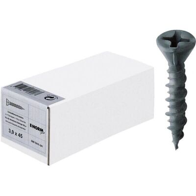 Tornillo para placas de yeso E-NORMpro con rosca Hi-Lo Tornillo para placas de yeso E-NORMpro con rosca Hi-Lo