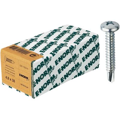 E-NORMpro Vite DIN 7504 Acciaio Zincato - M - 4,8 x 13 mm - Vite E-NORMpro Vite DIN 7504 Acciaio Zincato - M - 4,8 x 13 mm - Vite