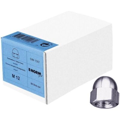 E-NORMPRO M20 Sechskantmutter - Galvanisiert DIN 1587 Hohe Form E-NORMPRO M20 Sechskantmutter - Galvanisiert DIN 1587 Hohe Form