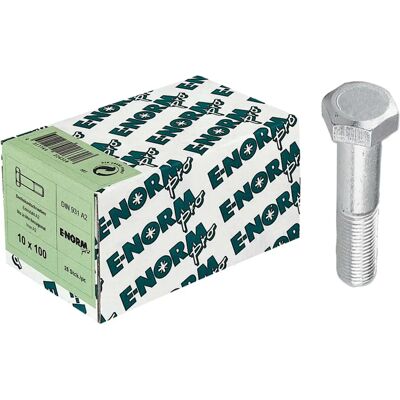 E-normpro Tornillos M10 x 50 Cabeza Hexagonal Acero A2 - Pack de 50 E-normpro Tornillos M10 x 50 Cabeza Hexagonal Acero A2 - Pack de 50