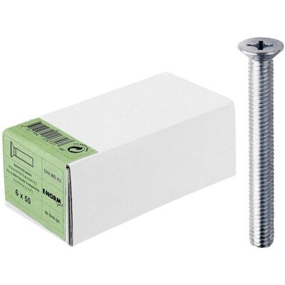 ENORM Tornillos de acero inoxidable A2 M8 x 30 - 50 piezas ENORM Tornillos de acero inoxidable A2 M8 x 30 - 50 piezas