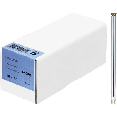 E-NORMPRO Anclajes metálicos - 10 x 152 mm - Pack de 50 E-NORMPRO Anclajes metálicos - 10 x 152 mm - Pack de 50