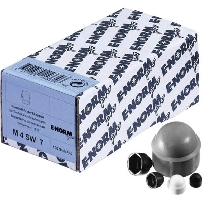 Tapas de protección plásticas negras para tornillos M12 - 100 unidades Tapas de protección plásticas negras para tornillos M12 - 100 unidades