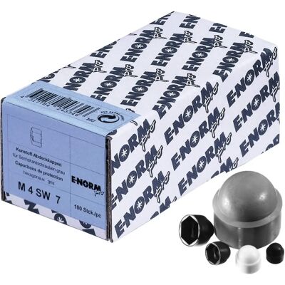 E-normpro Cappucci di protezione M8 - Grigio - 100 pezzi E-normpro Cappucci di protezione M8 - Grigio - 100 pezzi