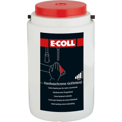 E-COLL Crème pour lavage des mains - 3L - Hand Wash Cream - Publicité E-COLL Crème pour lavage des mains - 3L - Hand Wash Cream - Publicité