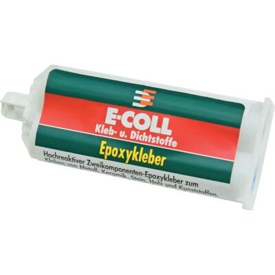 E-COLL Colle Époxy - 50g - Séchage Rapide - Résistant aux Produits Chimiques - Publicité E-COLL Colle Époxy - 50g - Séchage Rapide - Résistant aux Produits Chimiques - Publicité