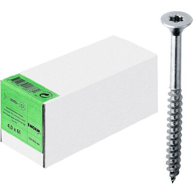 E-NORMpro Tornillo de yeso inoxidable - T20 Cabeza avellanada 4.5x40/24 - Tornillo E-NORMpro Tornillo de yeso inoxidable - T20 Cabeza avellanada 4.5x40/24 - Tornillo