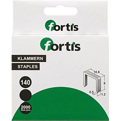 Fortis Heftklammer 10 mm - 2000 Stück Fortis Heftklammer 10 mm - 2000 Stück