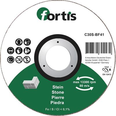 Fortis 4317784704496 Accessorio per Seghetto Angolare - Disco Taglio Pietra Fortis 4317784704496 Accessorio per Seghetto Angolare - Disco Taglio Pietra