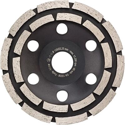 Fortis 4317784704830 Diamantscheibe - Power Duo - 125mm - Für Beton & Mauerwerk Fortis 4317784704830 Diamantscheibe - Power Duo - 125mm - Für Beton & Mauerwerk