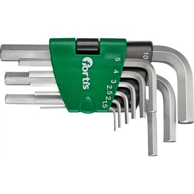 Fortis 4317784705462 Set di Chiavi a Brugola 9 pezzi Fortis 4317784705462 Set di Chiavi a Brugola 9 pezzi